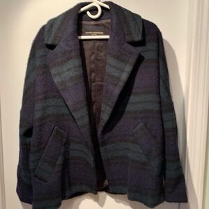 Amanda Uprichard Wool Blend Oversized Jacket S